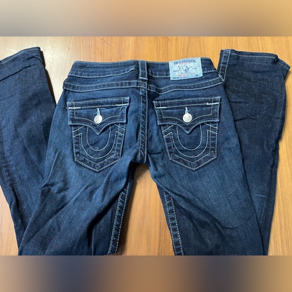 True Religion Straight Leg Jeans Billie Super T Straight Jeans - Picture 1 of 6